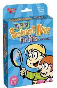First Scavenger Hunt Card Game Age 3 5 New in Box 794764014280  
