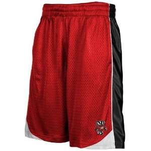  Wisconsin Badgers Red Vector Shorts