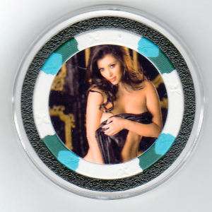 Kim Kardashian Poker Chip Card Guard Cover Protector  