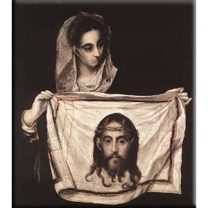  St Veronica with the Sudary 27x30 Streched Canvas Art by 