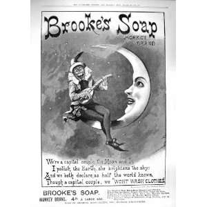    1890 Advertisement Brookes Monkey Brand Soap