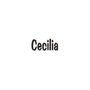  Cecilia Laser Name Italian Charm Link Jewelry