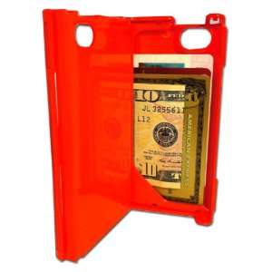   Hard Plastic Durable Credit Card Orange Cell Phones & Accessories