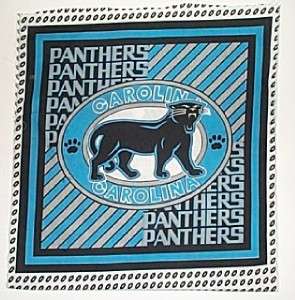 Carolina Panthers COTTON fabric PILLOW PANELS PANEL oop  