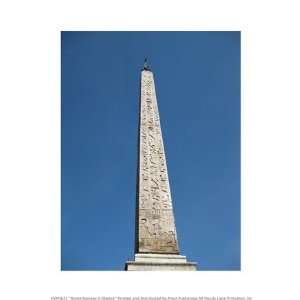  Rome Ramses II Obelisk Poster (8.00 x 10.00)