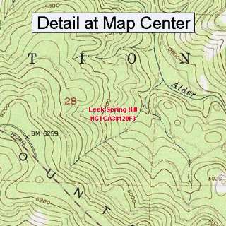  USGS Topographic Quadrangle Map   Leek Spring Hill 