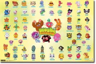 Moshi Monsters Characters Grid 22x34 Poster Print T5304  