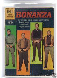 Bonanza #1110 (#1) G 1960 Dell Ben Cartwright and Sons  