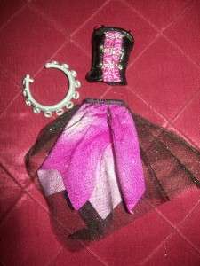 Monster High Spectra Vondergeist OUTFIT & SHOES for Barbie Doll only 