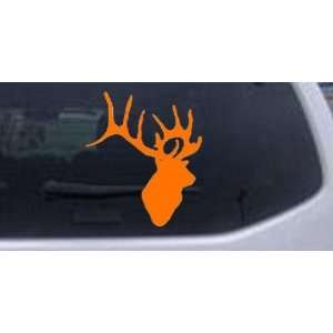  Deer Head Hunting And Fishing Car Window Wall Laptop Decal 