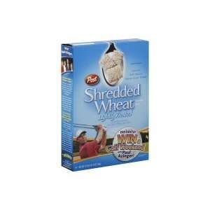 Post Shredded Wheat Spoon Size Cereal, Lightly Frosted, 19 oz (Pack of 