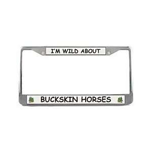  Buckskin Horse License Plate Frame