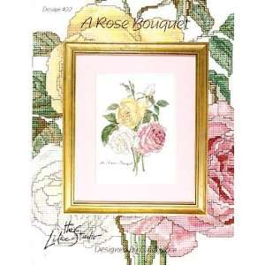  Rose Bouquet (A)   Cross Stitch Pattern Arts, Crafts 