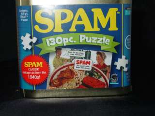 SPAM JIGSAW PUZZLE #1, 130 Pcs, Spam Can Tin Packaging  