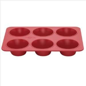 Reston Lloyd BPS RED06 PrepCo Bake Porter Jumbo Muffin Pan in Red (Set 