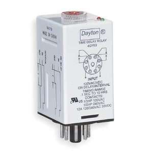 DAYTON 4GY63 Relay,Time Delay,Dpdt  Industrial 