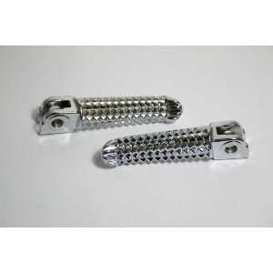   Alloy Chrome Motorcycle Front Foot Pegs for Yamaha YZF 1000 R1 R6