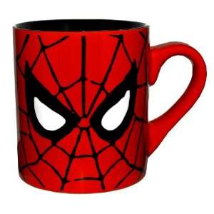  Spiderman Marvel Comics Webbed Face Super Hero Ceramic Mug 
