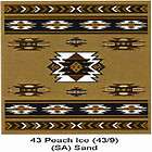 southwest brown native aztec 439 50x60 fleece blanket south west