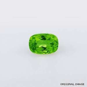  Green Peridot Facet Cushion 4.19 ct Natural Gemstone 