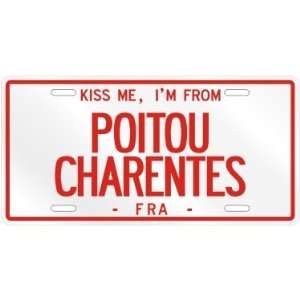   FROM POITOU CHARENTES  FRANCE LICENSE PLATE SIGN CITY
