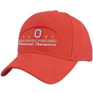 Ohio State Buckeyes Scarlet 2007 National Champions Arrival Wool 