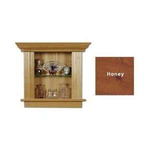 In Wall Cabinets Recessed Originals DS2A Small Display Cabinet, Oak 
