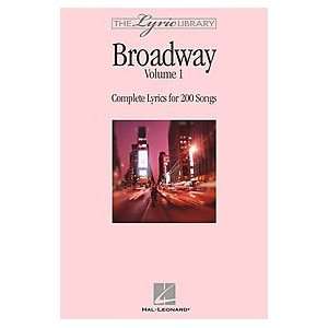  The Lyric Library   Broadway Volume I Musical Instruments