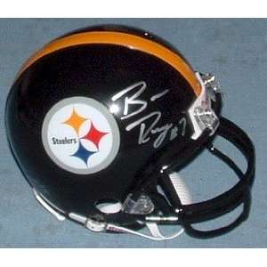  Ben Roethlisberger Autographed Steelers Mini  Helmet 