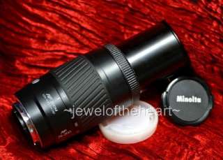 minolta 75 300mm af macro zoom lens for minolta or sony