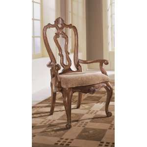  Carved Back Arm Chair Rta Set of 2