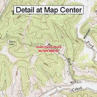  USGS Topographic Quadrangle Map   South Parkersburg, West 
