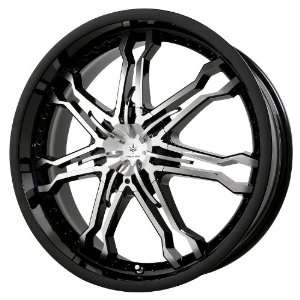 Verde Custom Wheels Calibre Gloss Black Wheel with Machined Spoke 