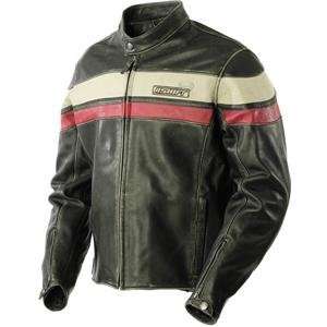  Shift Racing 967 Leather Jacket   2X Large/Black/Red 