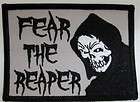 F873 Fear The Reaper Embroidered Applique Biker Patch FD