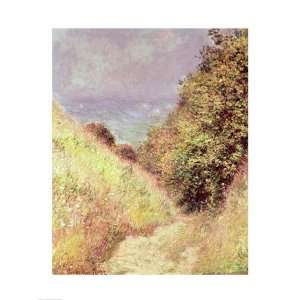 Chemin de la Cavee, Pourville, 1882   Poster by Claude Monet (18x24 