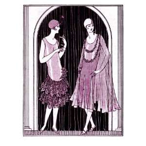 Fashionable evening dresses in May 1925 Premium Giclee Poster Print by 