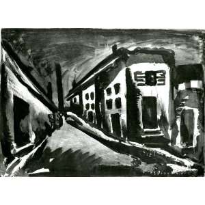   Georges Rouault   24 x 18 inches   Street of the lo