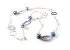 Spring Viva Beads SOMETHING BLUE Hoop Chain NECKLACE