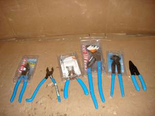 WHOLESALE LOT OF 6 ASSORTED CHANNEL LOCK TOOLS  