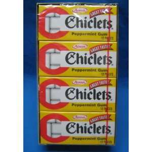 Chiclets Gum Peppermint Flavor 20 Packs 240 pcs Nice & Fresh  