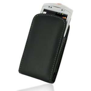  PDair VX1 Black Leather Case for Sony Ericsson Live with 