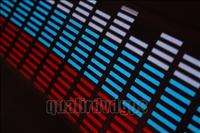 70*16cm 3 colors Sound music Activated Car Stickers Equalizer Glow 12V 