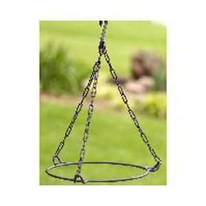  Achla Designs Bird Bath Hanging Ring, Black Wrought Iron 