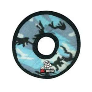 Tuffy`s Dog Toys Junior Rumble Ring Camo Blue Chew Toy 