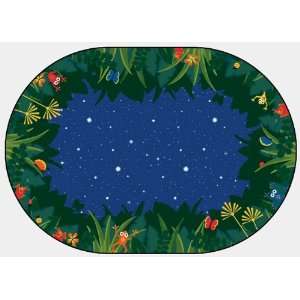   Tropical Night Oval Play Rug by Carpets for Kids