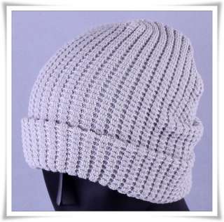 New UniSex Skull BEANIE Chullo Ski Winter Knit Cap Women Men Black Hat 
