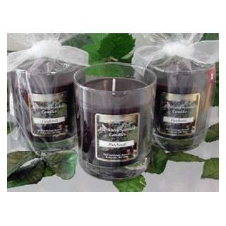  Patchouli Scented Glass Tumbler Wax Jar Candle 7.5 Oz 