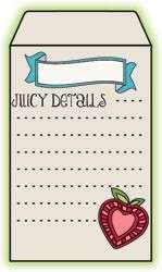 Imaginisce Clear Acrylic Snagem BERRYLICIOUS STAMPS fs  