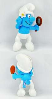 Big Smurf Character Smurfette Plush Toy Doll STUFF flower mirror 